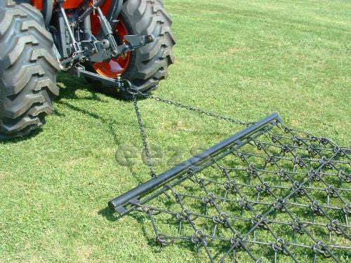 6-1/2' x 8' Multi Action Drag Chain Harrow - Overall 12' Long - 1/2"