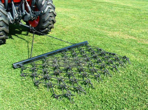 6' 4" Wide x 4' Long Multi Action Drag Chain Harrow. Overall 90" Long - 1/2"