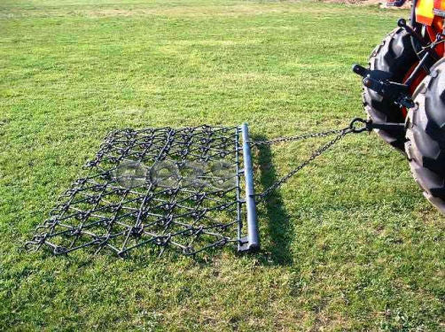 8' x 4' Multi Action Drag Chain Harrow - Overall 90" Long - 1/2"