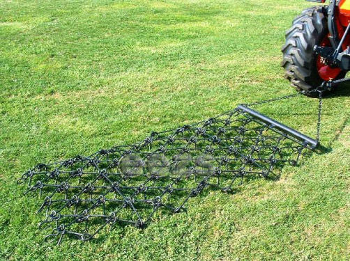 4' x 8' Multi Action Drag Chain Harrow - Overall 12' Long - 1/2" Dia