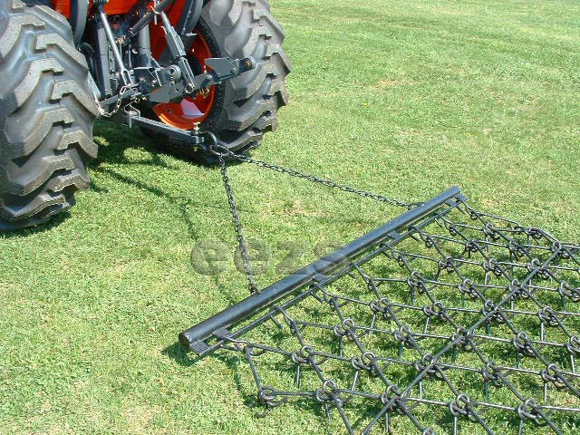 6' 4" Wide x 4' Long Multi Action Drag Chain Harrow - Overall 90" Long - 3/8"