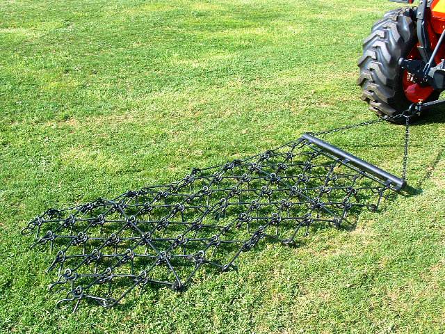 4' x 8' Multi Action Harrow Drag Chain Harrow - Overall 12' Long - 3/8"