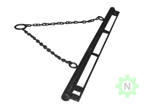 4' Chain Harrow Drawbar Wth Pull Chains & Tow Ring